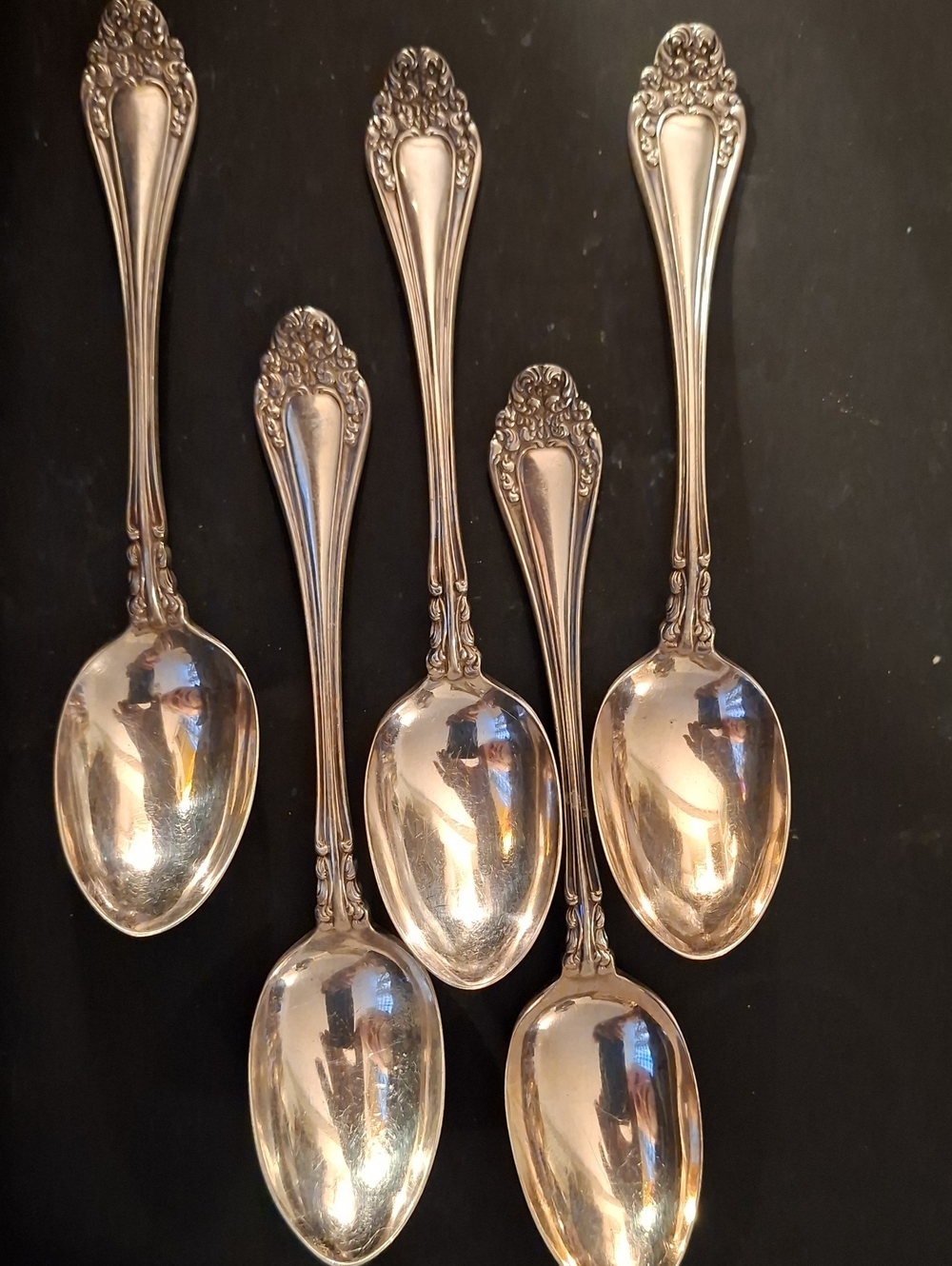 C1900 Royal Plate "Oregon" Patterned Spoons